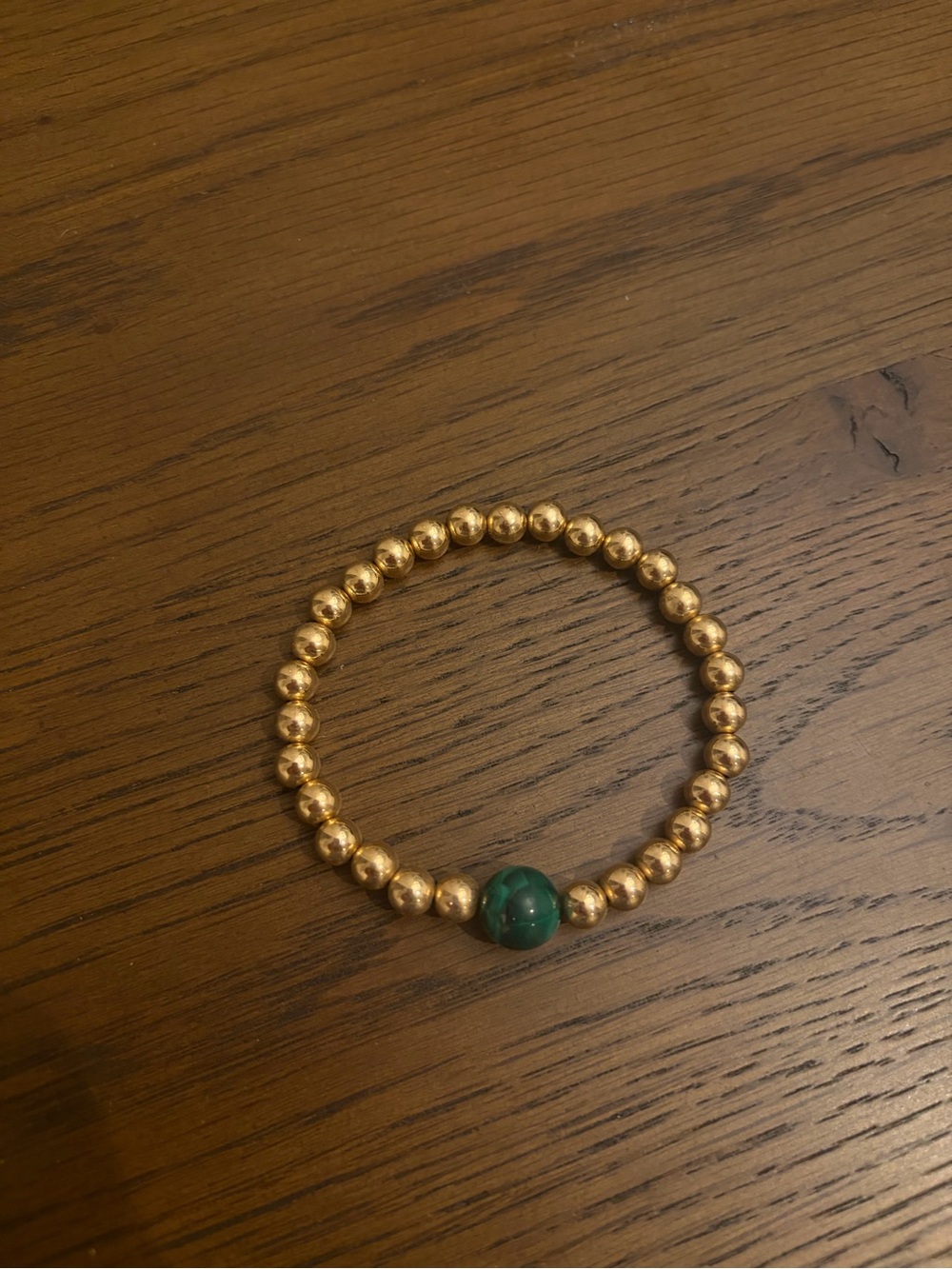 RM Kandy Nousha Gold and Malachite Bracelet